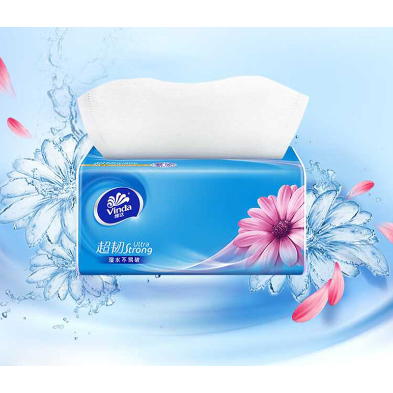 维达 V2182 超韧系列抽取式面巾 无香150抽M码3层抽纸 3包/提高清大图