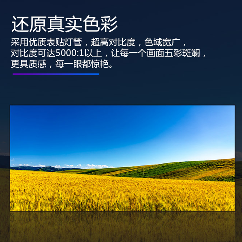 强力巨彩 CZ 室内P1.53全彩显示屏 5.63平米LED全彩屏(含辅材和安装)