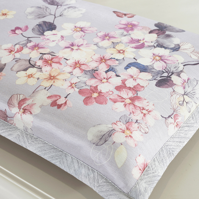 美帮汇夏季冰丝枕套成人可水洗凉席枕头套单人枕席套子枕芯外套一对拍2