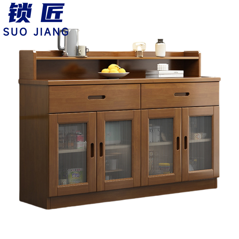 锁匠餐 边 柜 实木矮柜四门 个