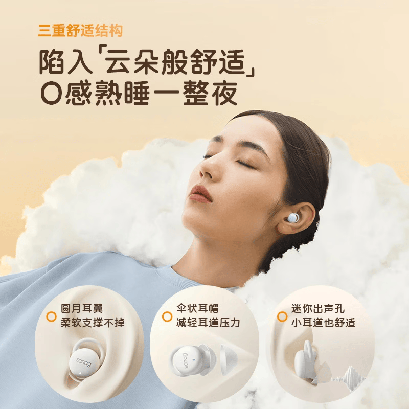 SANAG塞那 睡眠蓝牙耳机J20S高清大图