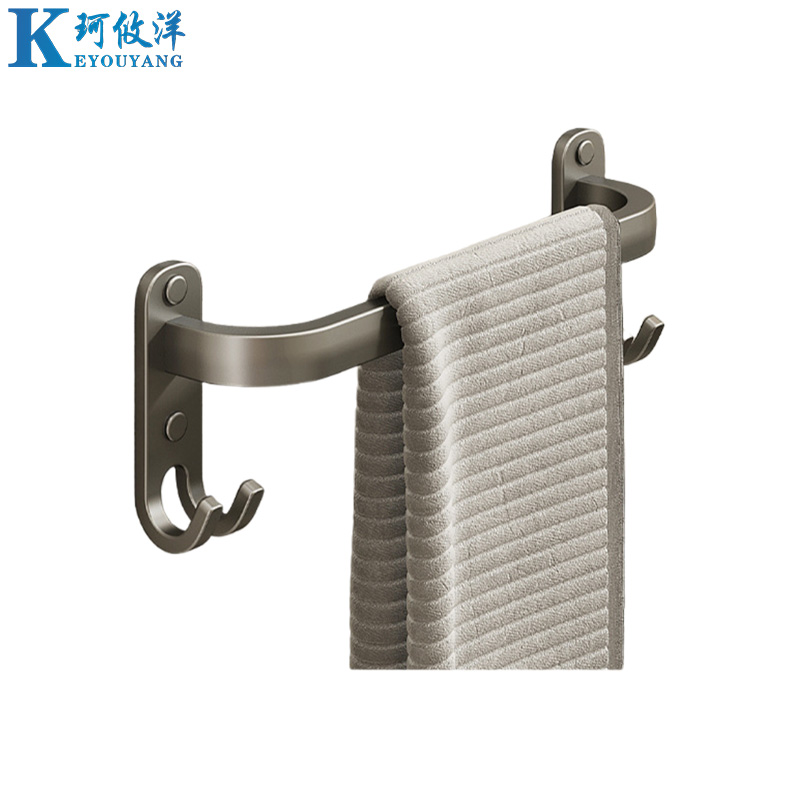 珂攸洋多杆毛巾架置物架高清大图