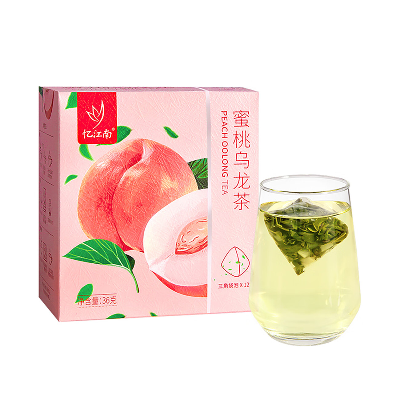 忆江南 蜜桃乌龙茶盒装 36g*1盒装