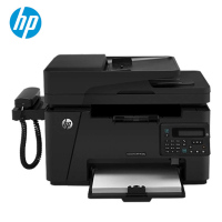 惠普(HP)M128fp黑白激光打印复印扫描传真机一体机电话多功能有线网络带话筒柄家用企业办公文档资料替132FP