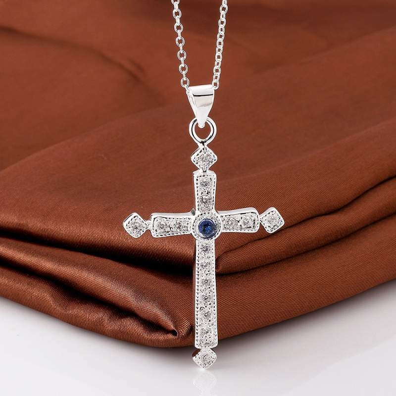 N666 Women Silver Necklace 镀925纯银女项链日韩版锁骨链潮人送女朋友七夕情人节礼物