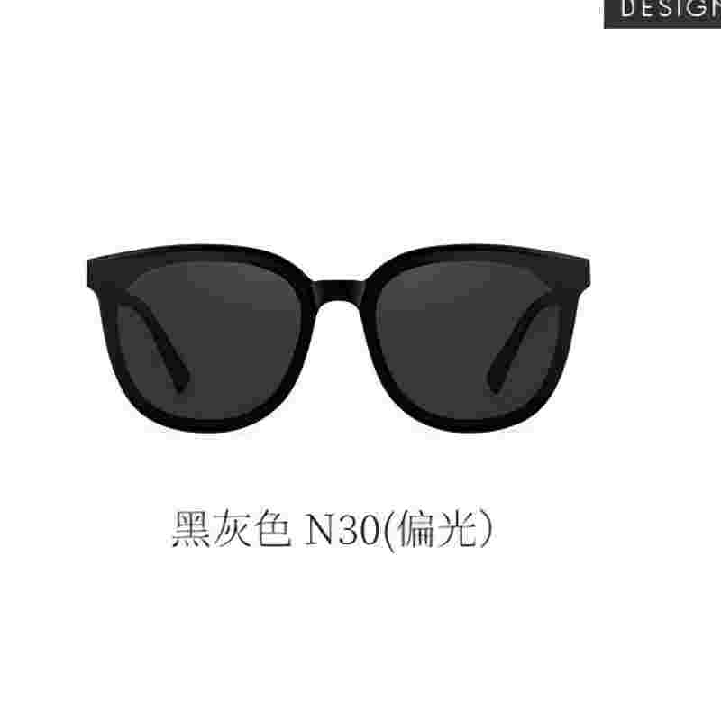 海伦凯勒(HELEN KELLER)女士个性偏光太阳镜时尚潮墨镜女开车司机镜太阳镜 H8808黑灰色-N30图片