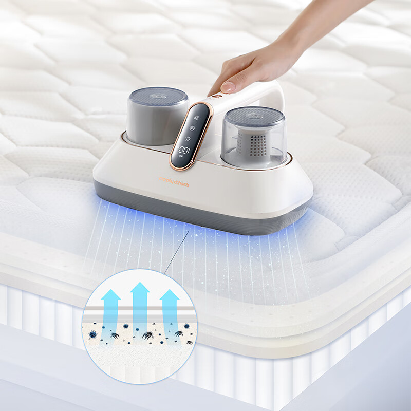 摩飞电器(MORPHY RICHARDS) 除螨仪手持无线家用床上小型紫外线杀菌去螨虫吸尘MR3100 净化除螨杀菌