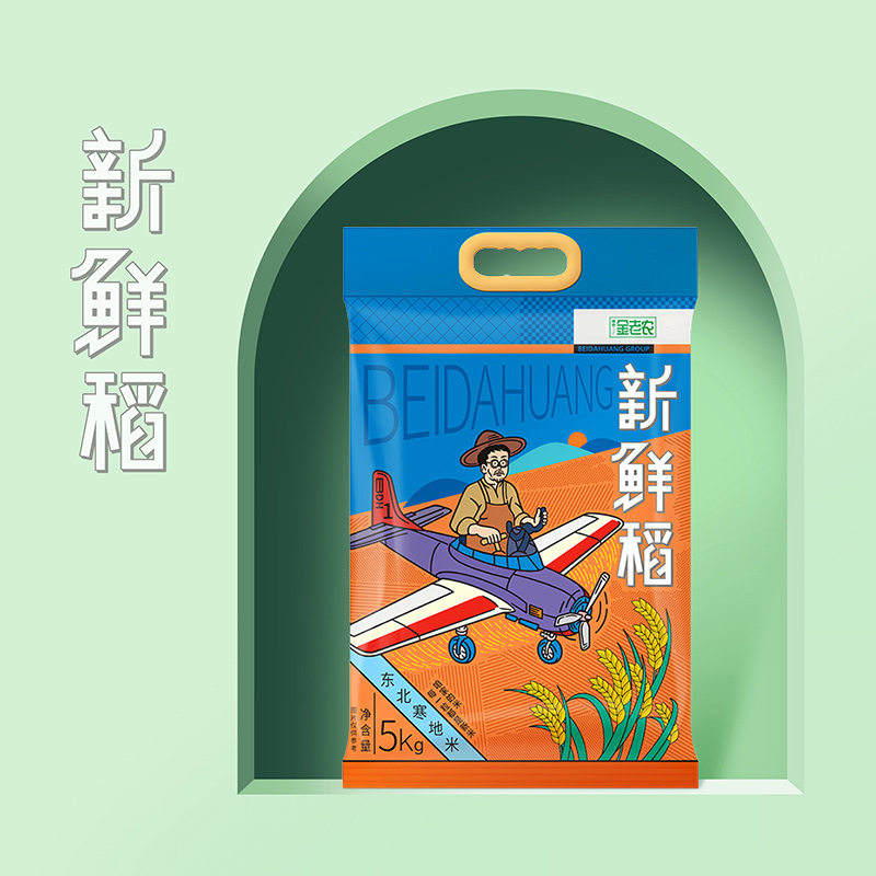 北大荒(BEIDAHUANG)大荒金老农东北寒地米5kg高清大图