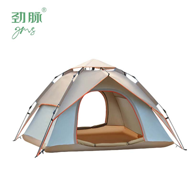 劲脉 折叠帐篷 墨绿色-240*240*155CM 顶高清大图