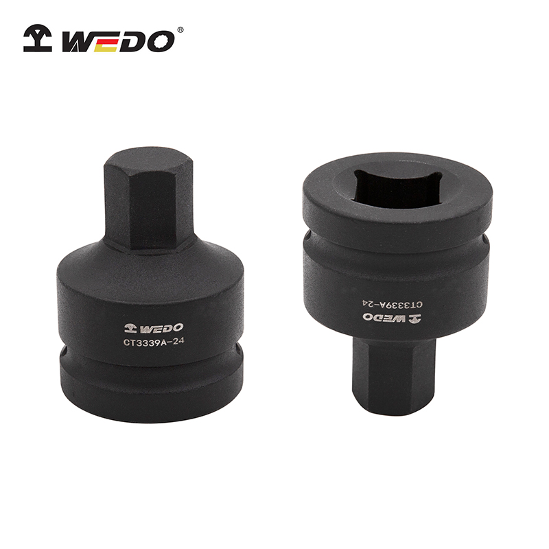 WEDO维度特种钢40CR工具 特种钢制工具1寸风动内六方套头 黑色 22mm