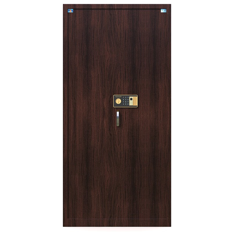 虎牌 电子保密柜 大型指纹密码锁钢制保险柜办公用通体文件柜 无钥匙高清大图