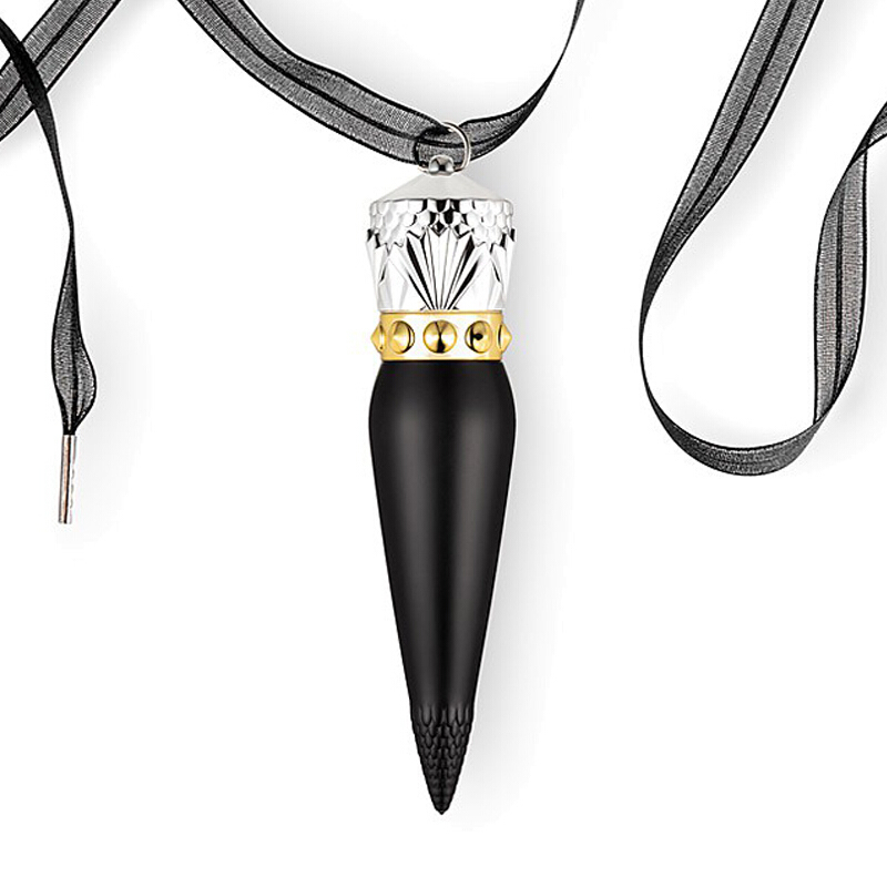 Christian Louboutin 克里斯提CL萝卜丁丝滑口红唇膏女王权杖口红4g 001M 黑管丝绒女王红