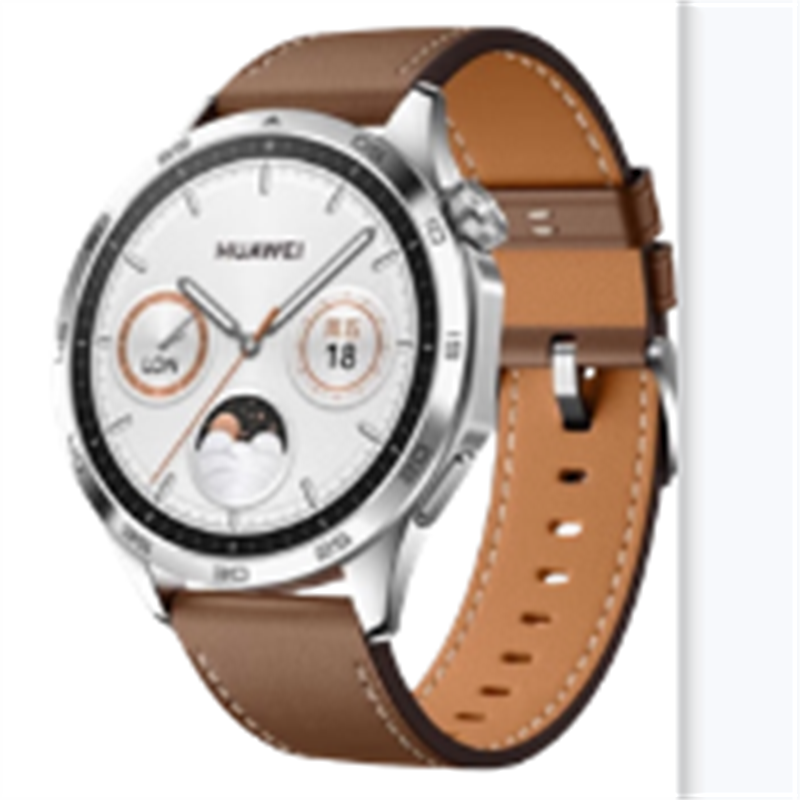 华为(HUAWEI)WATCH GT4运动智能手表长续航 体温血氧心率呼吸监测通话 46mm山茶棕 棕色真皮表带