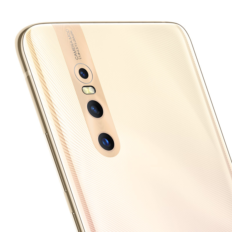 vivo X27 8GB+128GB大内存 粉黛金 零界全面屏AI三摄 移动联通电信全网通4G手机