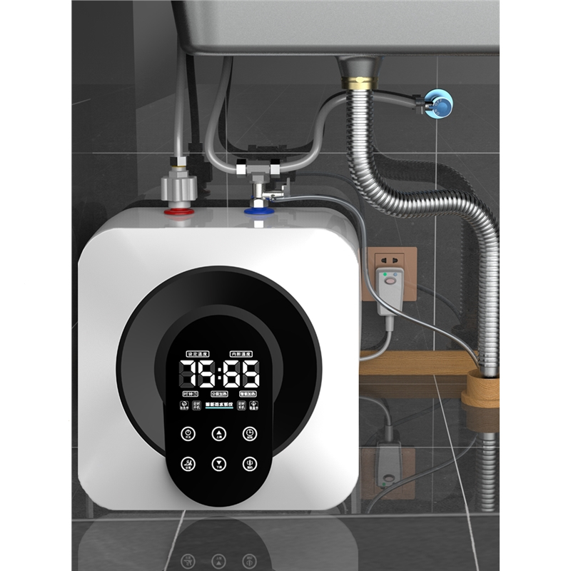 新款小厨宝储水式家用上出水小型厨房电热水器速热水宝108l机械6升上