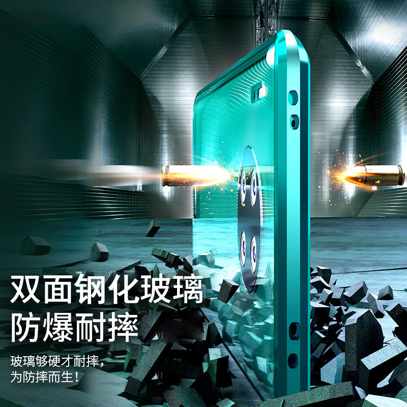 手机壳mate3030pro全包镜头mate30pro金属防摔保护套双面玻璃壳保护套