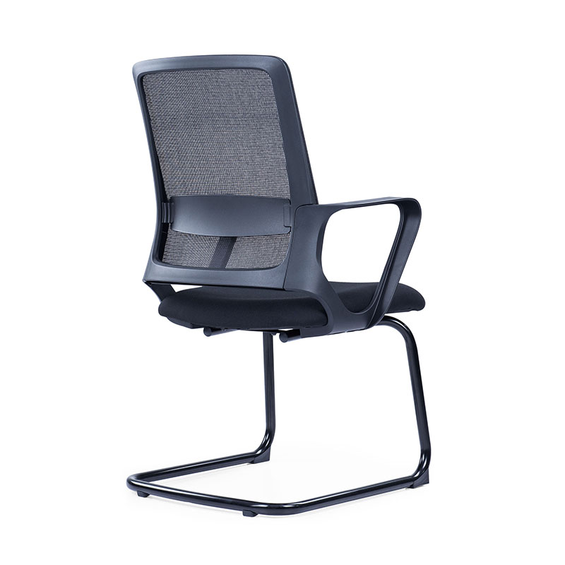 臻远ZY-7424办公椅网椅中背职员椅学习椅会议椅弓形椅高清大图