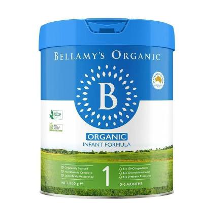 贝拉米(Bellamy's)宝宝有机奶粉1段800g大罐装0-6个月 澳大利亚原装进口婴幼儿一段奶粉