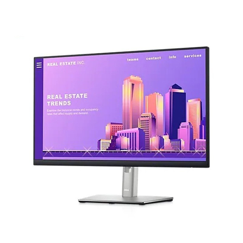 戴尔(DELL)P2422H 23.8英寸商用微边框全面屏旋转升降IPS屏显示器 (HDMI+VGA+DP)