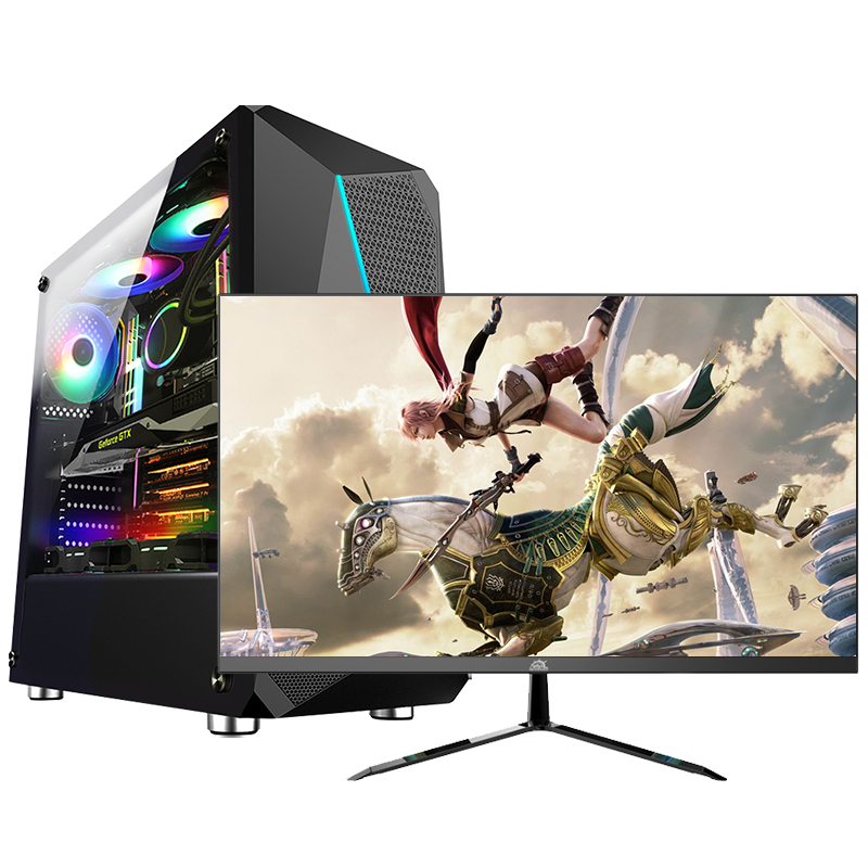 铭能十代酷睿i5六核gtx1050独显16g内存256g固态台式机台式电脑diy