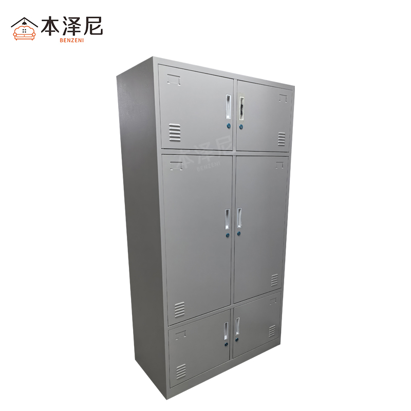 本泽尼 六门柜 钢制柜 HTY-BP1058 1000*500*1820mm 组高清大图