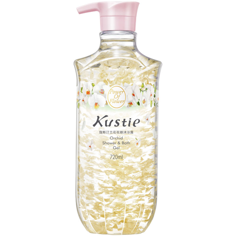 蔻斯汀沐浴露清新淡雅香氛沐浴紧致弹滑兰花花瓣沐浴露720ml高清大图