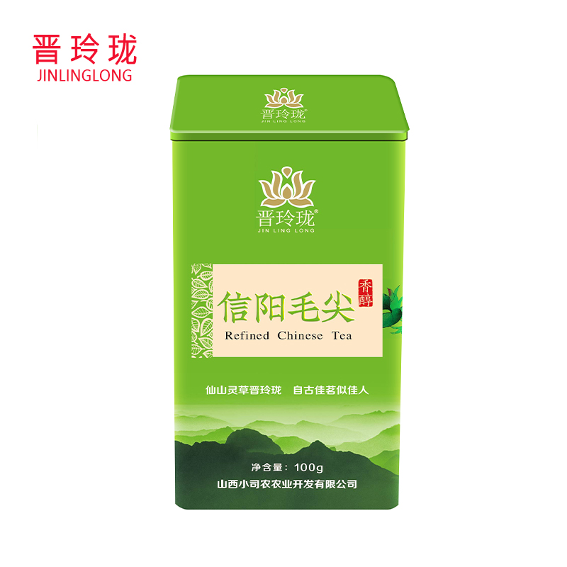 晋玲珑信阳毛尖100g/罐高清大图