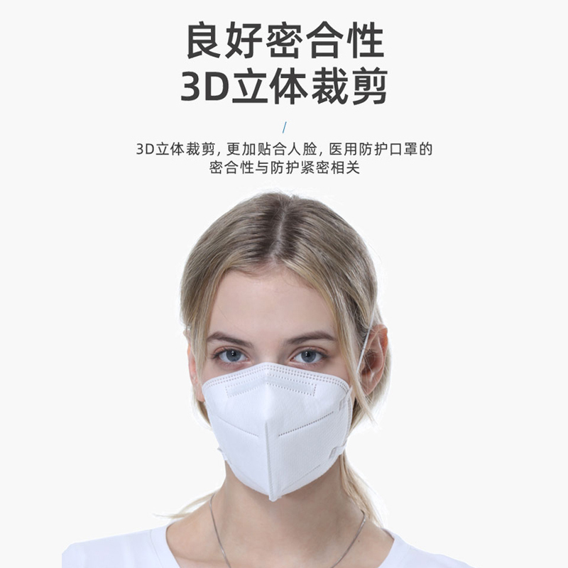 n95医用防护口罩3d立体成人口罩灭菌级男女潮款独立装官方正品-(1盒)30只[白]医用防护面罩N95独立灭菌