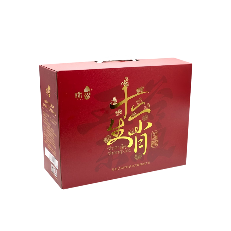 咪然 十二生肖杂粮礼( 红色烫金)4.8KG高清大图