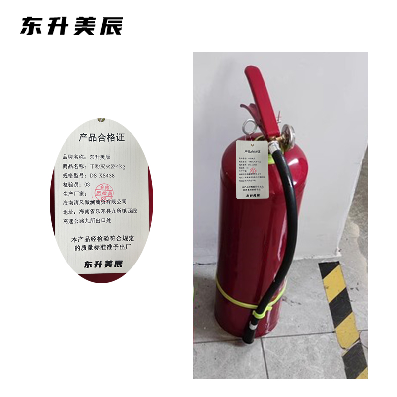 东升美辰 干粉灭火器4kg DS-XS438 个高清大图