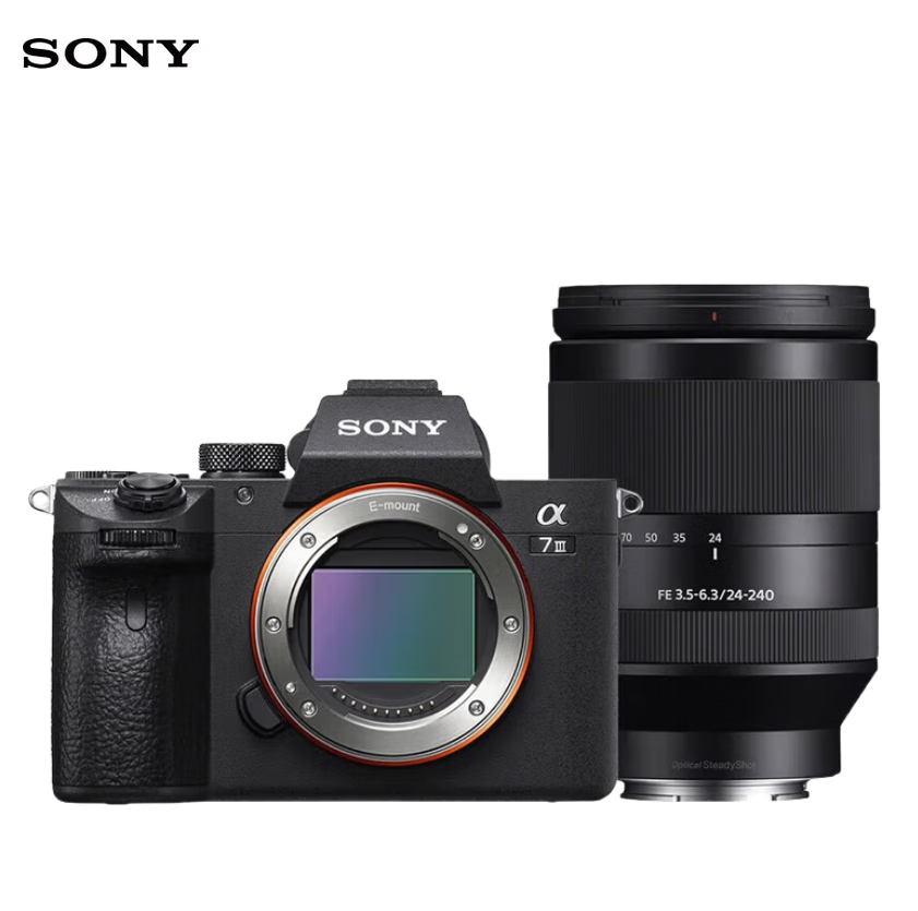 索尼(SONY)A7M3全画幅微单数码相机 A7M3机身+FE24-240mm一镜天涯套装