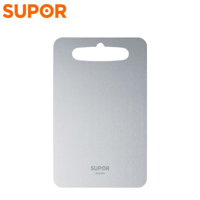 苏泊尔(SUPOR)304不锈钢砧板菜板防霉厨房案板 双面切菜板家用水果菜板 擀面揉面板婴儿辅食砧 S241515AB1