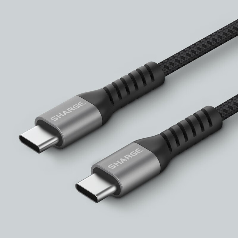 闪极 100W抗拉编织数据线CC1.5米SL100高清大图