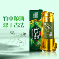 竹韵竹酒竹筒酒鲜活竹酒青竹酒浓香型白酒纯粮食酒高粱酒竹叶青500ml