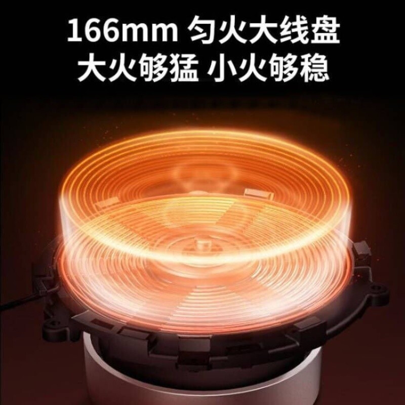 九阳(Joyoung)防辐射电磁炉2200W大功率电磁灶 火锅IH加热 家用多功能电磁灶配汤锅炒锅 C22-F8高清大图