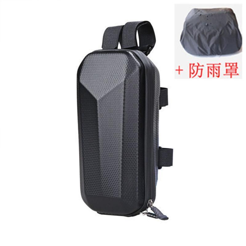 电动滑板车挂包硬壳EVA防水车头包配件折叠自行车平衡车把首包 YA303X 小号黑色