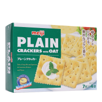 明治(meiji)燕麦饼干104g 新加坡原装进口零食