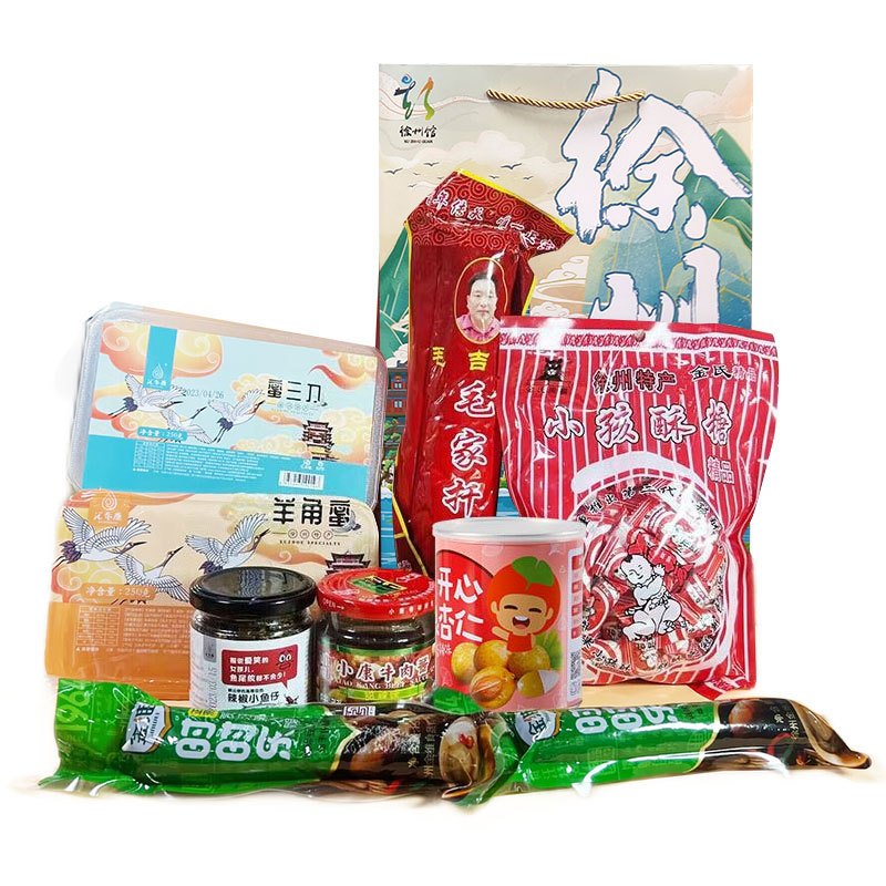 徐州特产伴手礼 糕点蜜三刀素火腿零食送礼袋休闲零食大礼包