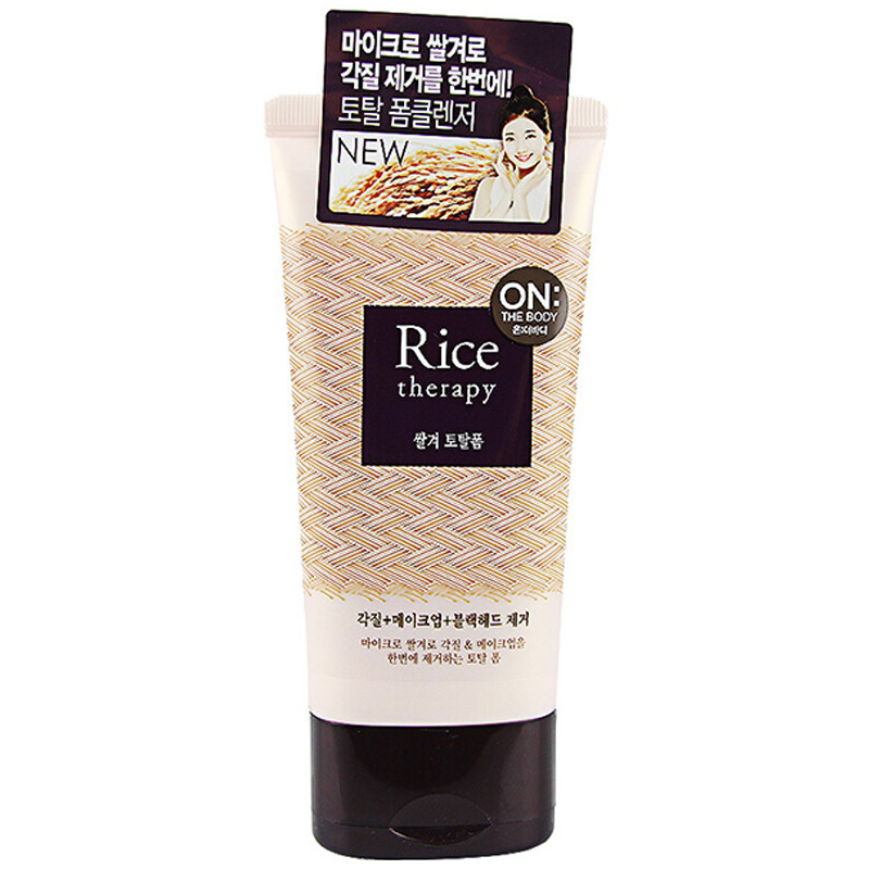 ON THE BODY 大米疗法米糠多效泡沫洁面乳 150g 控油平衡深层清洁保湿补水 各种肤质 通用
