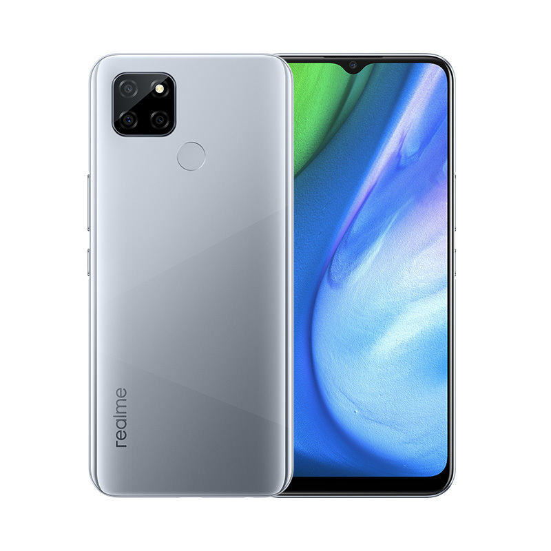 realme 真我V3 5G手机 月光银 6GB+128GB 5000mAh超大电池 6.5英寸超大护眼屏 SA/NSA 双模5G OPPO提供售后支持