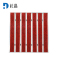 杜晶 DJ-DD-1034 防污防滑静音不位移 嵌入式铝合金地板垫 0.6米宽壁厚1.5mm 红色