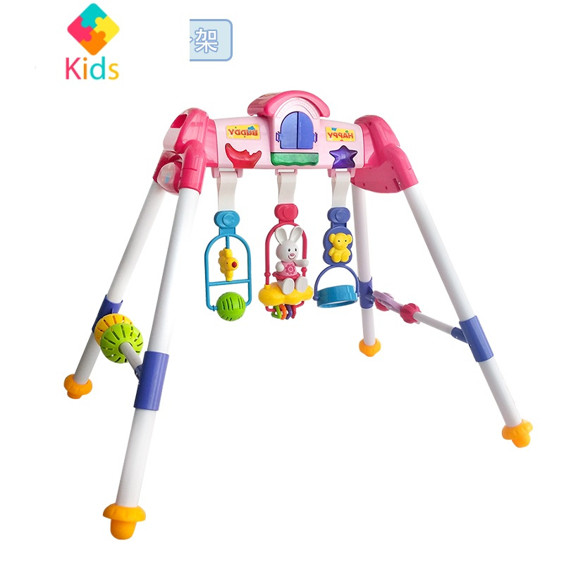 婴儿健身架多功能早教新生儿3-6-12个月宝宝益智音乐玩具女孩真智力 婴儿健身架-女宝宝款(收藏加购送小礼物)