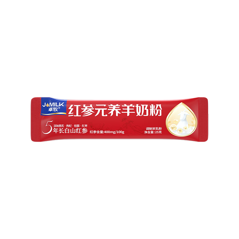 卓牧(JOMILK)红参元养羊奶粉礼盒625g*2罐高清大图