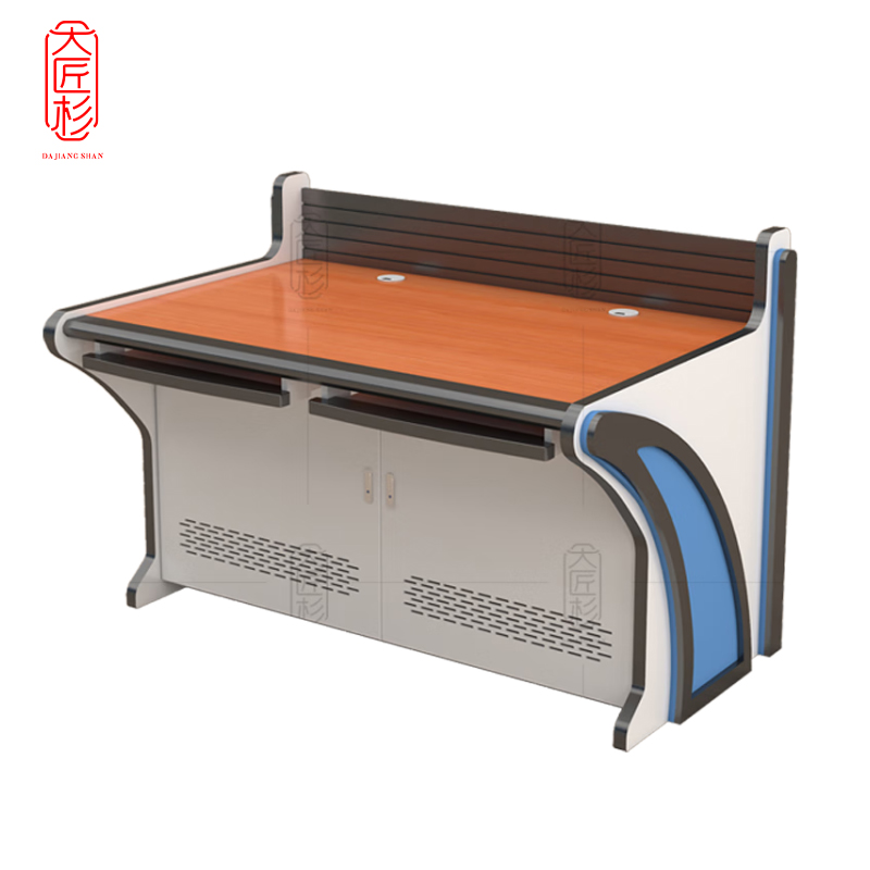 大匠杉 操作台中控桌电脑桌按米记价 DCZT061RT高清大图