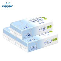 爱璐儿Elleair 大王爱璐儿擦手纸洁净柔软系列系列200抽*3包