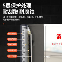 永格201不锈钢消防沙箱 40*40*40 消防黄沙箱 防汛沙袋箱加油站消防