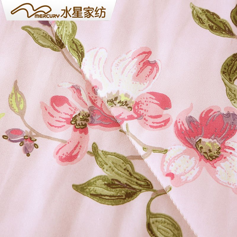 水星(MERCURY) 家纺 夏被夏凉被花朵图案纤维被其他空调被夏被子透气被双人宿舍被芯 夏沫之晨