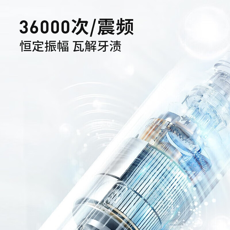 超人电动牙刷充电牙刷软毛女士情侣电动牙刷成人送男友礼物 RT860磁县浮+15档智能调节RT860白高清大图