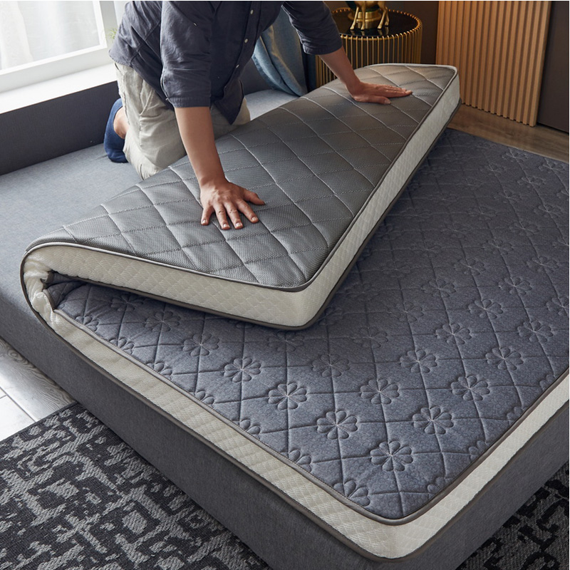 围盛 乳胶床垫 120*200*9cm-雪花灰 张高清大图