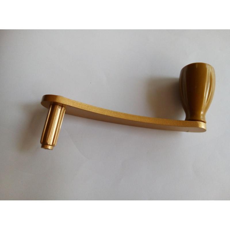 晾衣架闪电客配件手摇器摇柄手柄摇把升降晾衣架正品普通款手柄金色